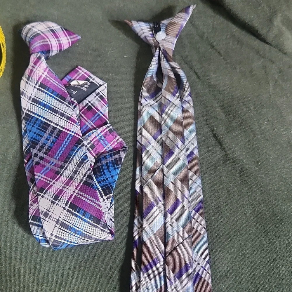 Kids clip on ties